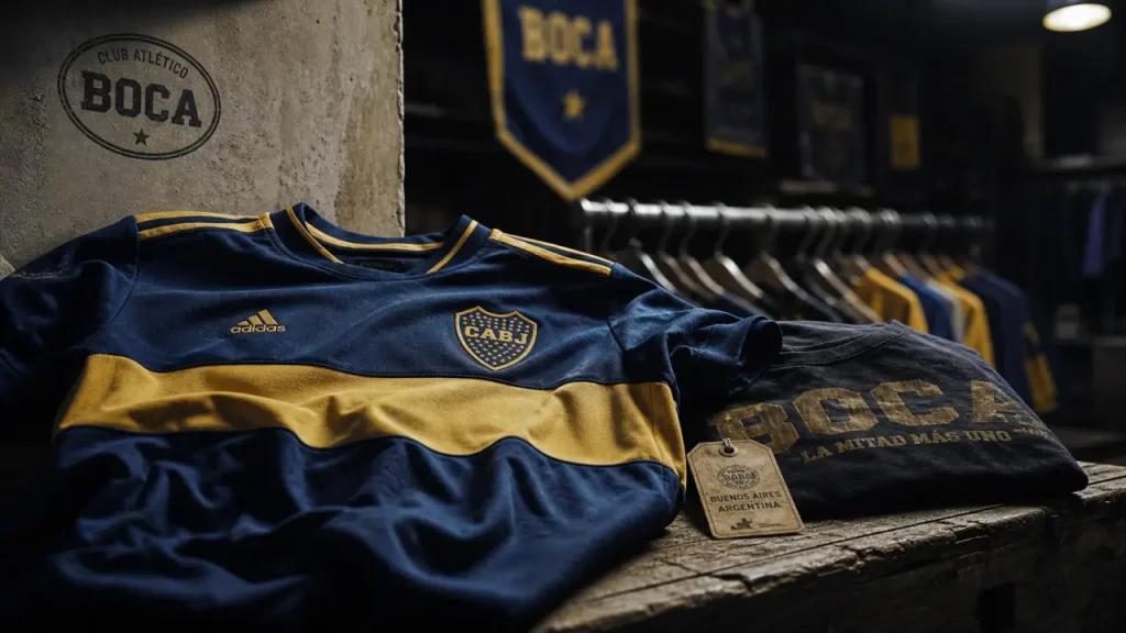 Maillot boca junior bleu et or, édition officielle, kit et version vintage