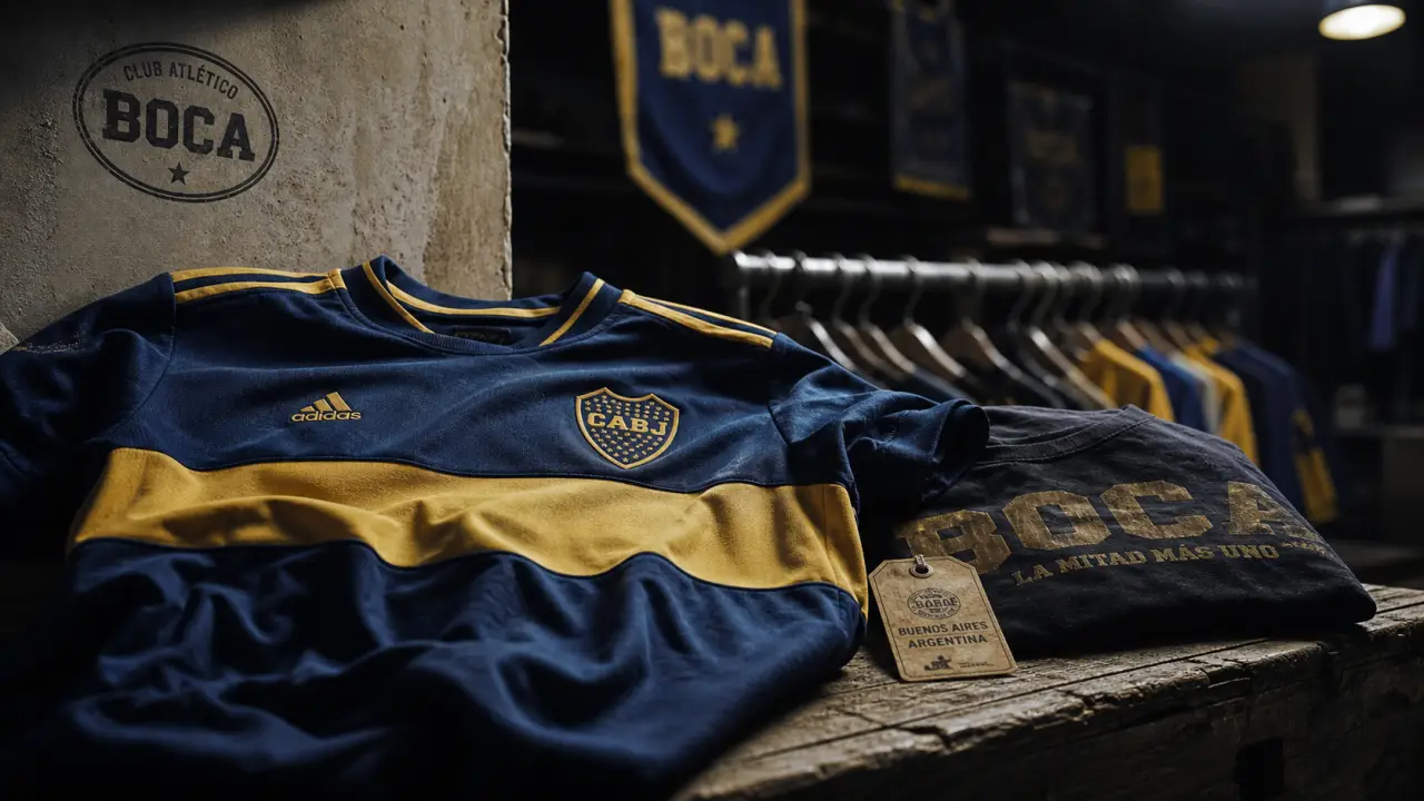 Maillot boca junior bleu et or, édition officielle, kit et version vintage