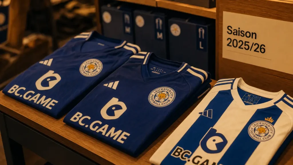 Maillot leicester City domicile, third ou vintage en boutique