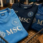 Naples maillot SSC Napoli en boutique : authentique 150 € et replica 59 €