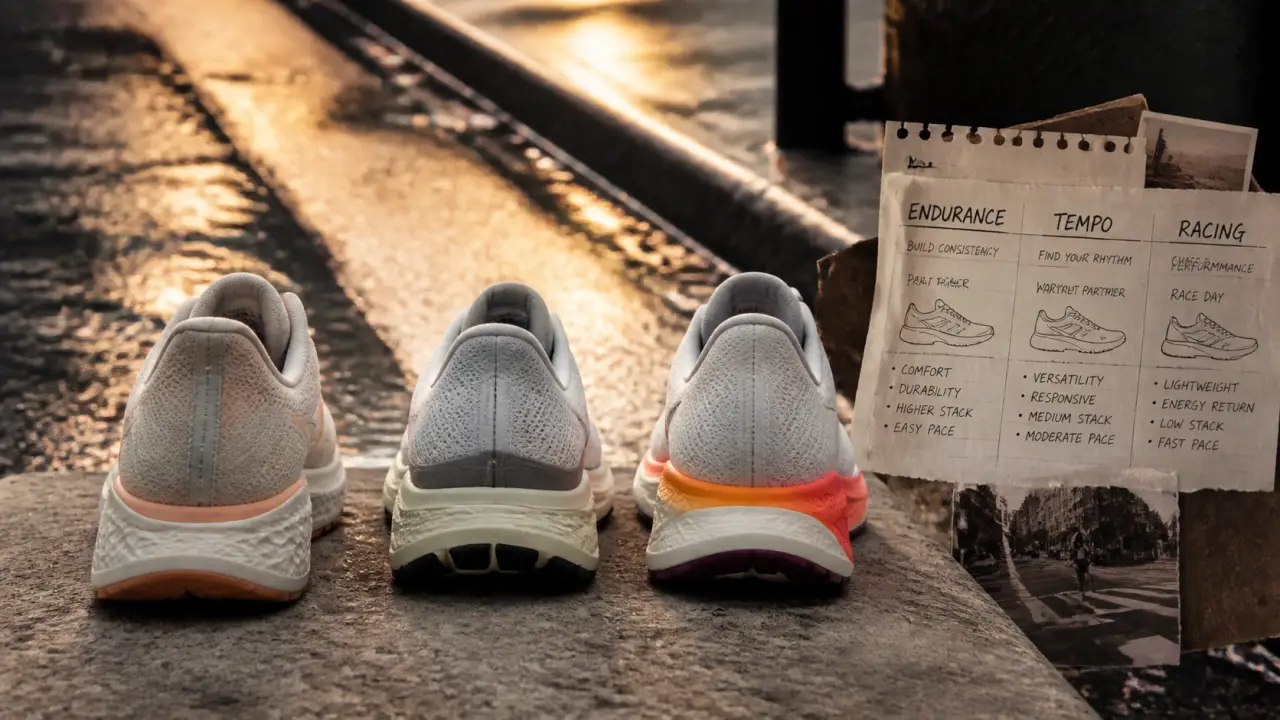 Chaussure running route : amorti, drop et stabilité