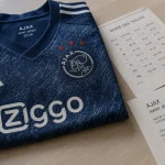 Maillot ajax exterieur Ajax plié, guide des tailles et fiche produit