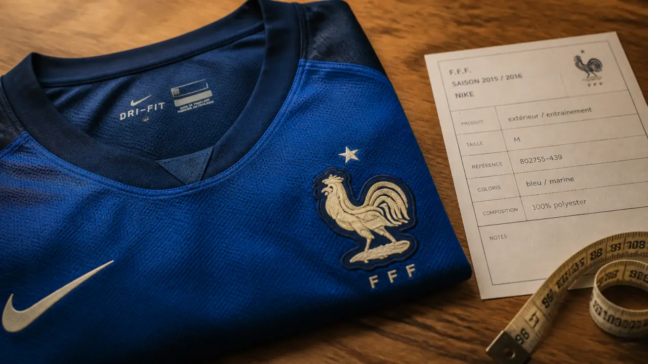 Maillot equipe de france 2015 extérieur ou entraînement