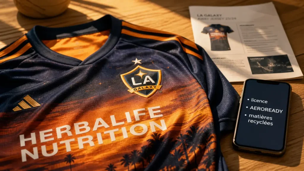 Maillot LA Galaxy extérieur 2025/2026 : vérifier l’authenticité, le confort et les détails adidas