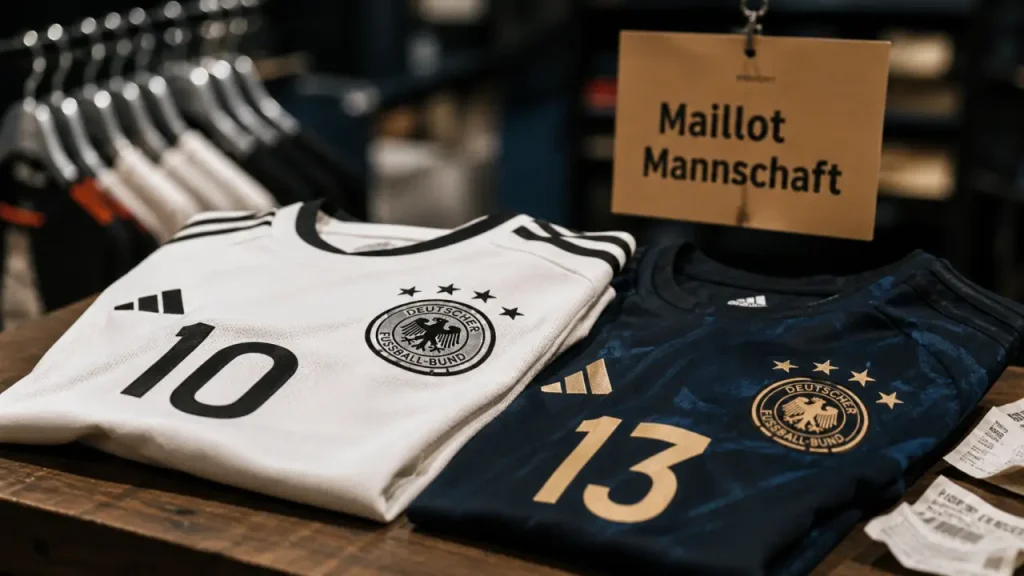 Maillot Mannschaft : le blanc domicile, les extérieurs audacieux et les pièges à éviter