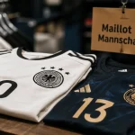 Maillot mannschaft : domicile blanc et extérieur audacieux en boutique
