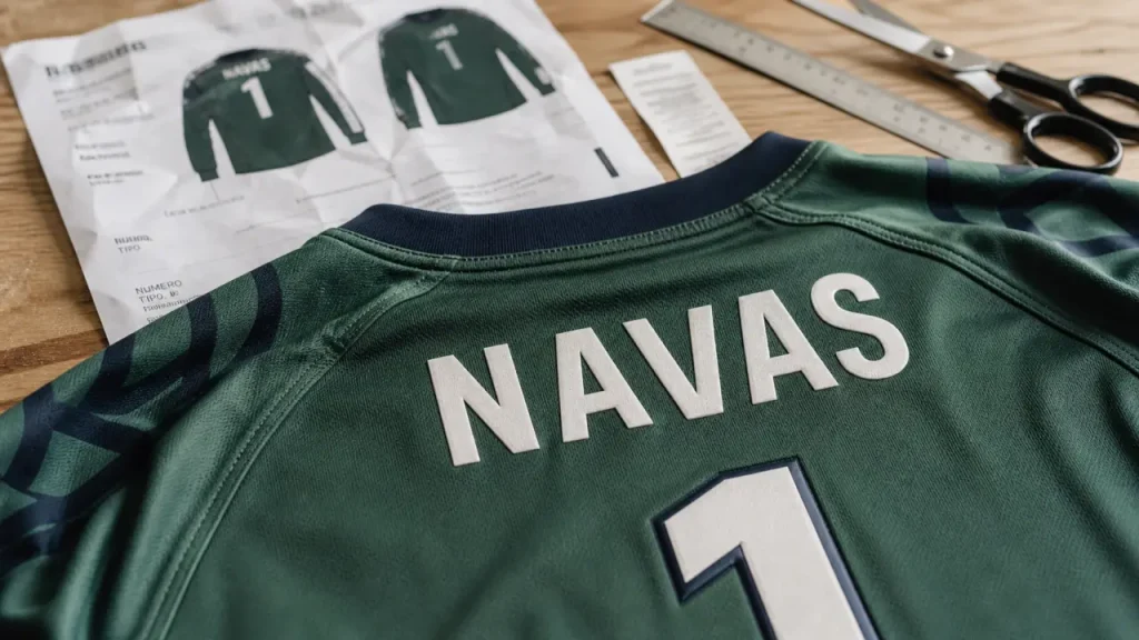 Maillot Navas : vérifier club, saison, flocage et état avant d’acheter