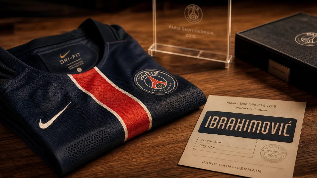 Maillot psg 2015 vintage Nike PSG 2015-2016, authentification 2015