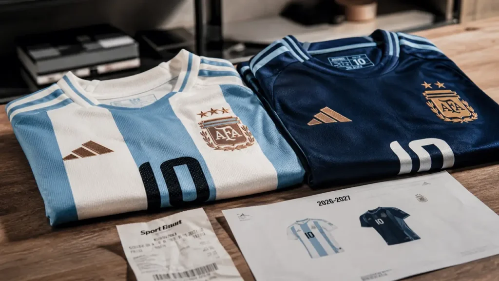 Maillot de l’Argentine 2026 : reconnaître la bonne version, du domicile à l’extérieur