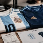 Nouveau maillot argentine 2026, domicile et extérieur