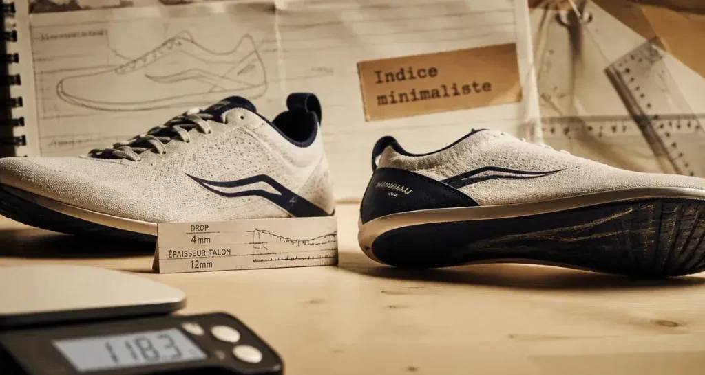 Chaussure de course minimaliste : drop, poids et talon, les repères qui comptent vraiment
