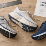 Chaussure running meilleur : comparatif amorti & drop, vues de dessus