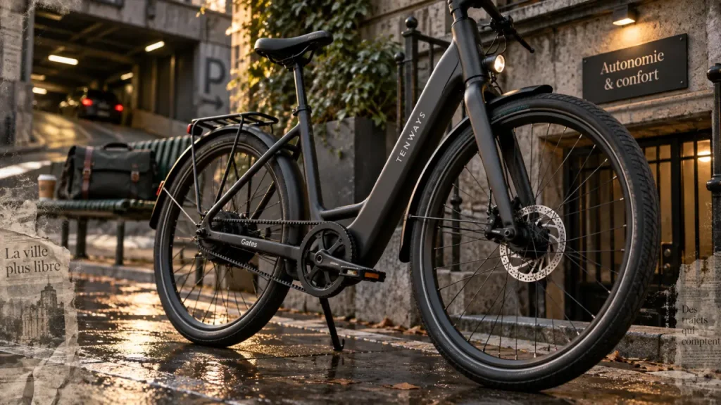 Essai du Tenways AGO T : un vélo urbain très confortable, mais 31 kg à manœuvrer