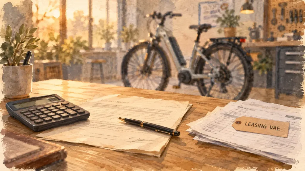 Leasing vélo électrique : LOA ou LLD, le contrat détermine votre coût final