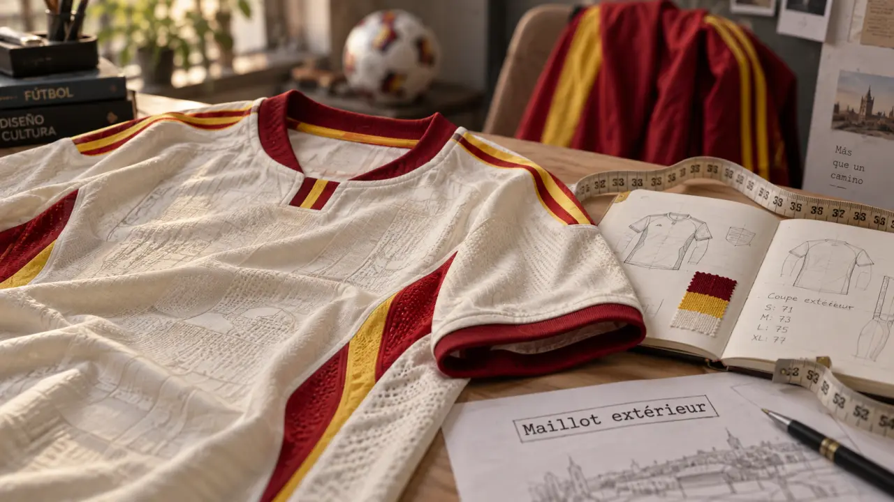 Maillot espagne coupe du monde 2026 exterieur, tenue légère Roja