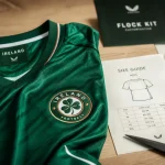 Maillot irlande foot : taille et flocage, guide des tailles