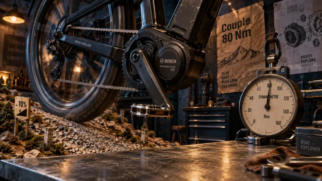 Vélo électrique 80 Nm : la puissance réelle pour dompter les dénivelés