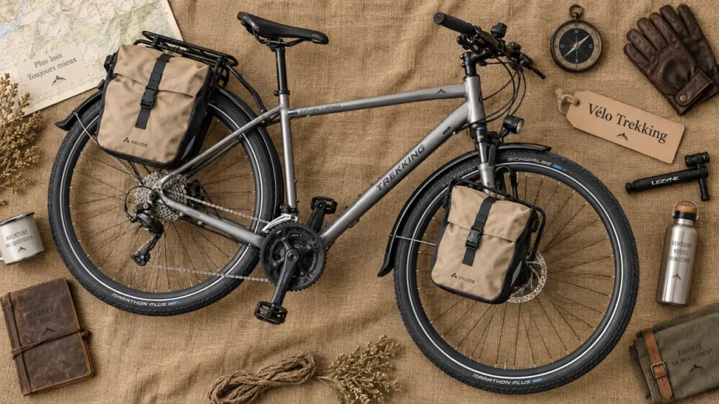 Vélo trekking : la solution polyvalente pour rouler loin, chargé et confortablement