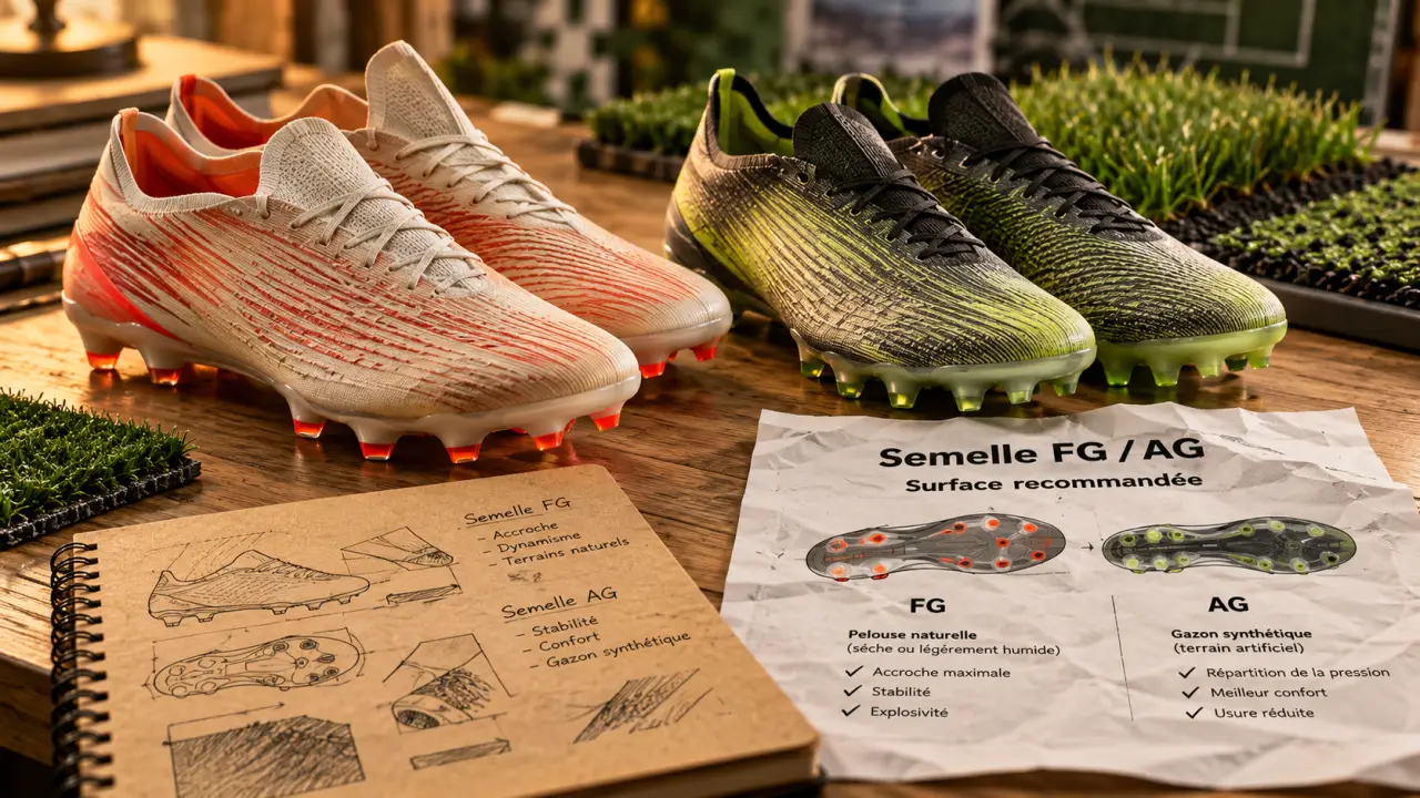 crazyfast : semelle FG/AG pour choisir Elite ou League