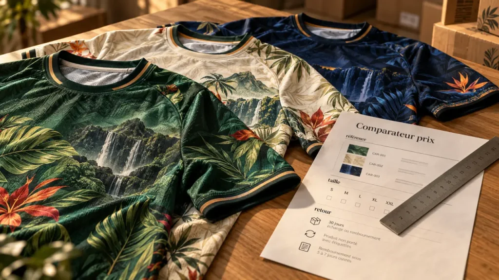 Maillot de football de Guadeloupe : prix, tailles et retours à vérifier avant l’achat