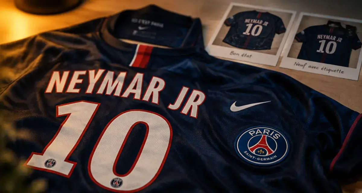 Maillot PSG 2017 Nike domicile, vue à plat