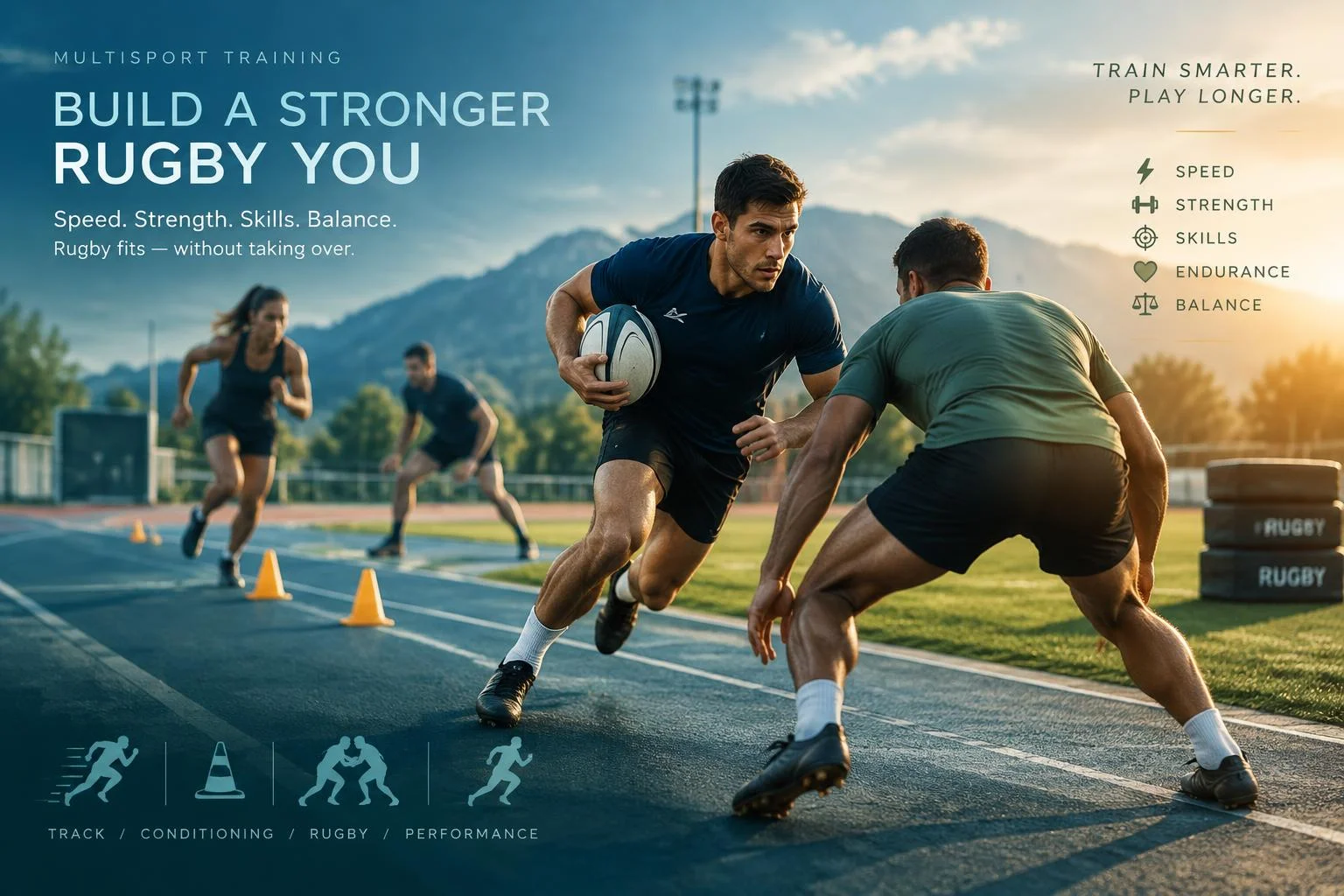 Rugby multisport : doser les séances pour progresser