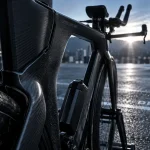 Velo de chrono carbone, position maîtrisée pour l’aérodynamisme
